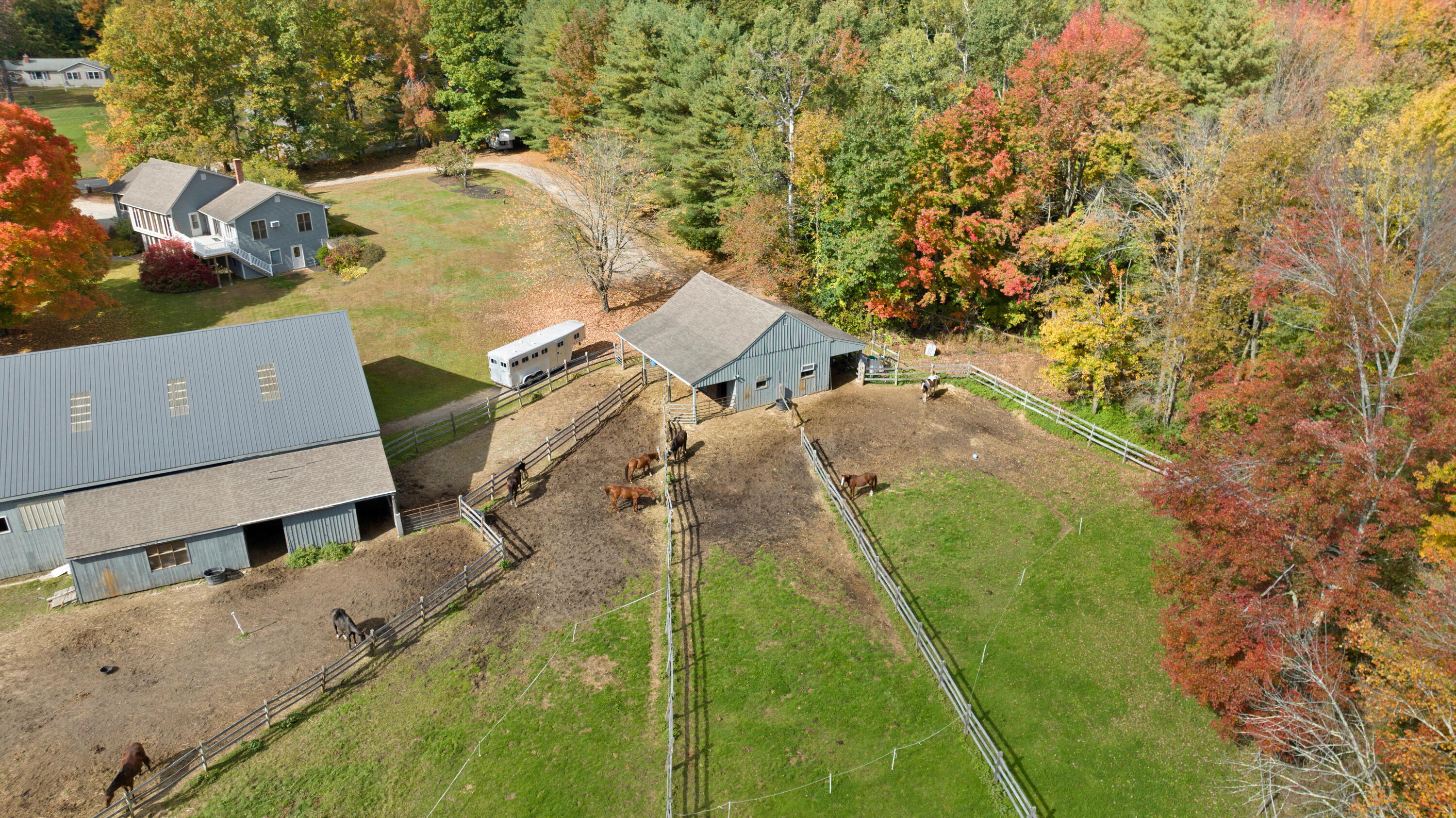 95 Blake Road Standish, ME 04084 - Photo 56 of 63 Aerial barn