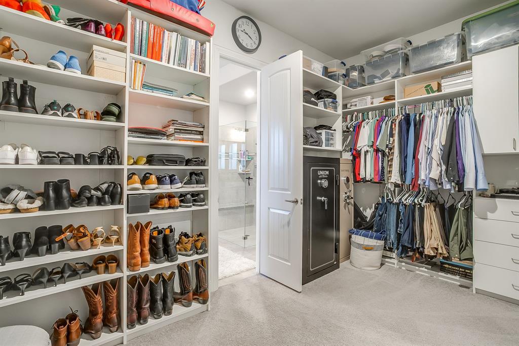 11829 Kynborrow Road Fort Worth, TX 76052 - Photo 26 of 39 a view of walk in closet with clothes and shoes