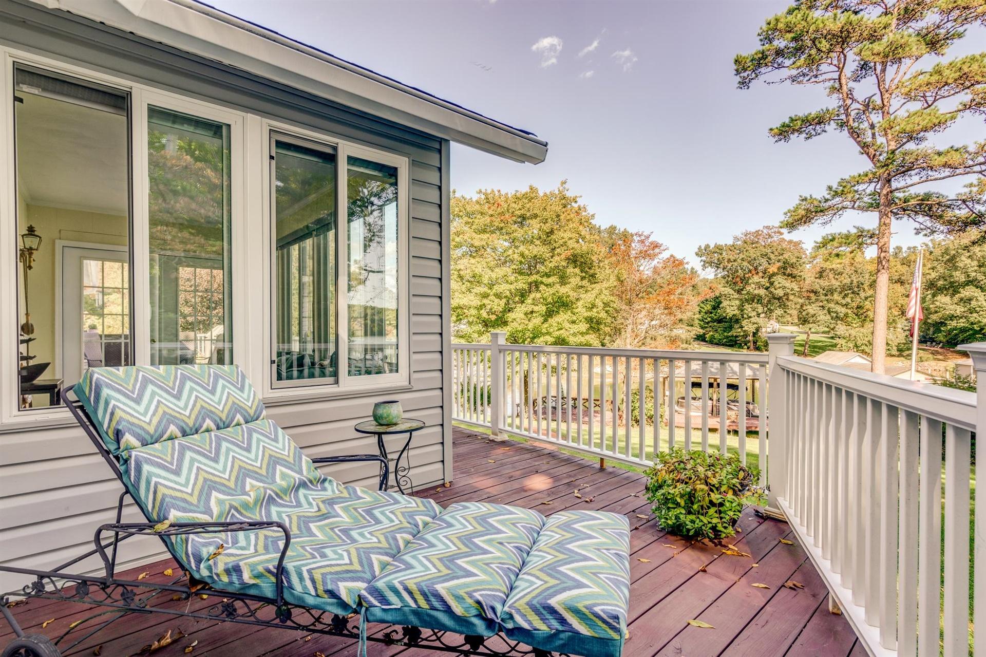411 Monte Vista Road Union Hall, VA 24176 - Photo 24 of 45 a balcony with wooden floor