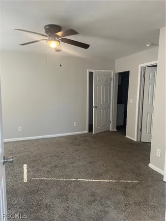 a view of a livingroom with an empty space