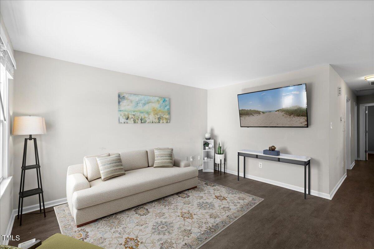 1507 East Jones Street Raleigh, NC 27610 - Photo 6 of 35 Living Room is Virtually Staged
