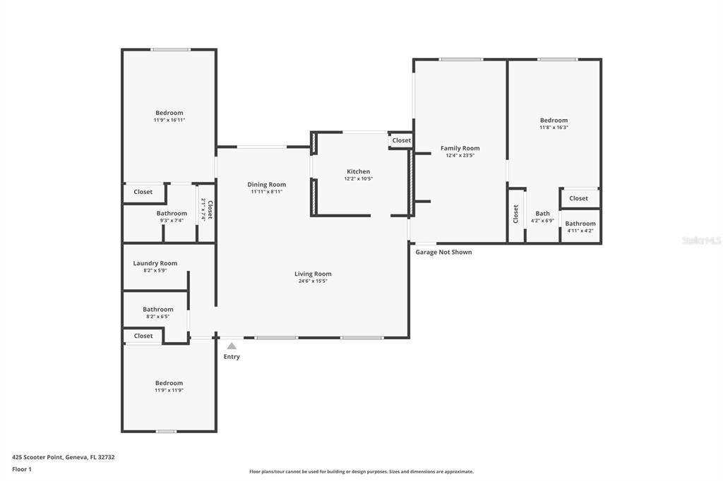425 Scooter Point Geneva, FL 32732 - Photo 41 of 41 a picture of floor plan