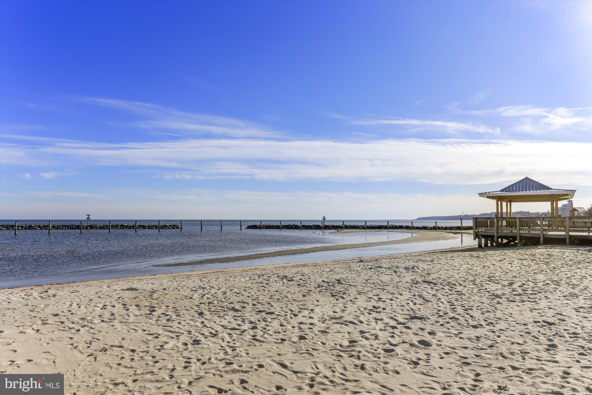 3831 8th Street North Beach, MD 20714 - Photo 37 of 37 a view of a lake and a yard