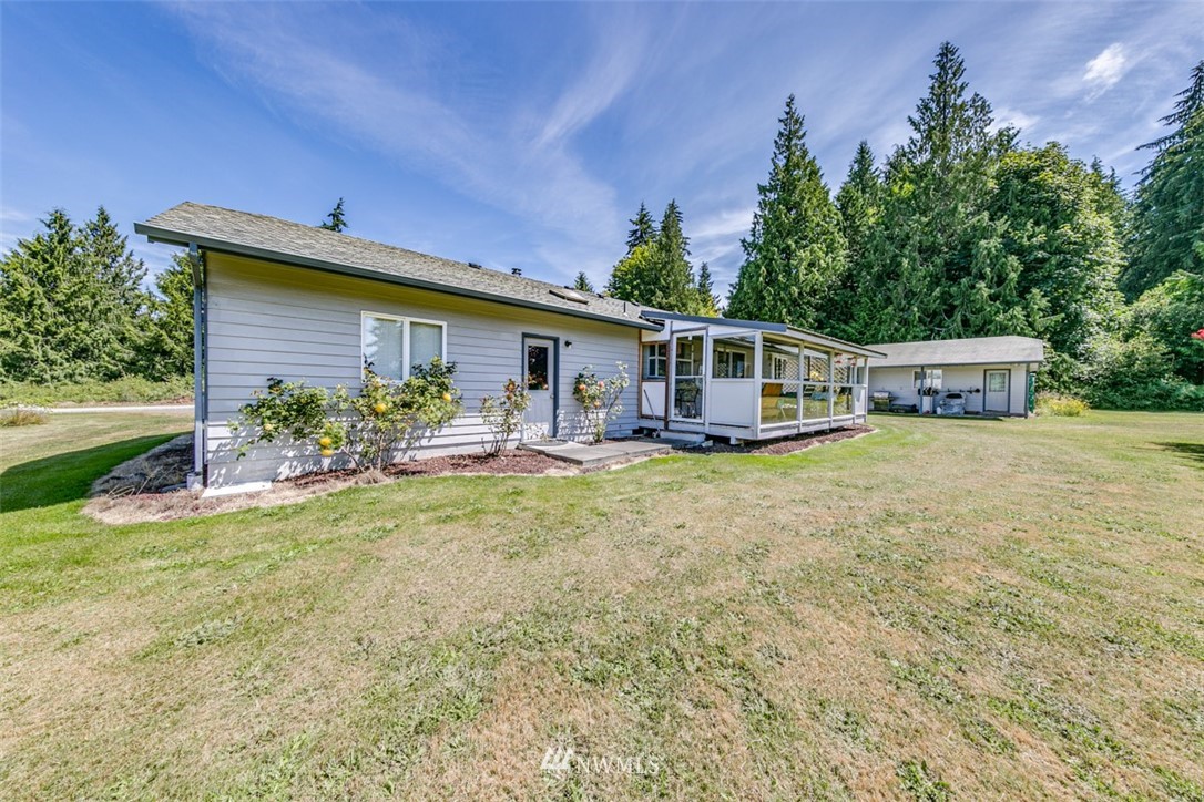 422 Hulse Road Port Angeles, WA 98362 - Photo 38 of 40 a front view of house with yard and seating area