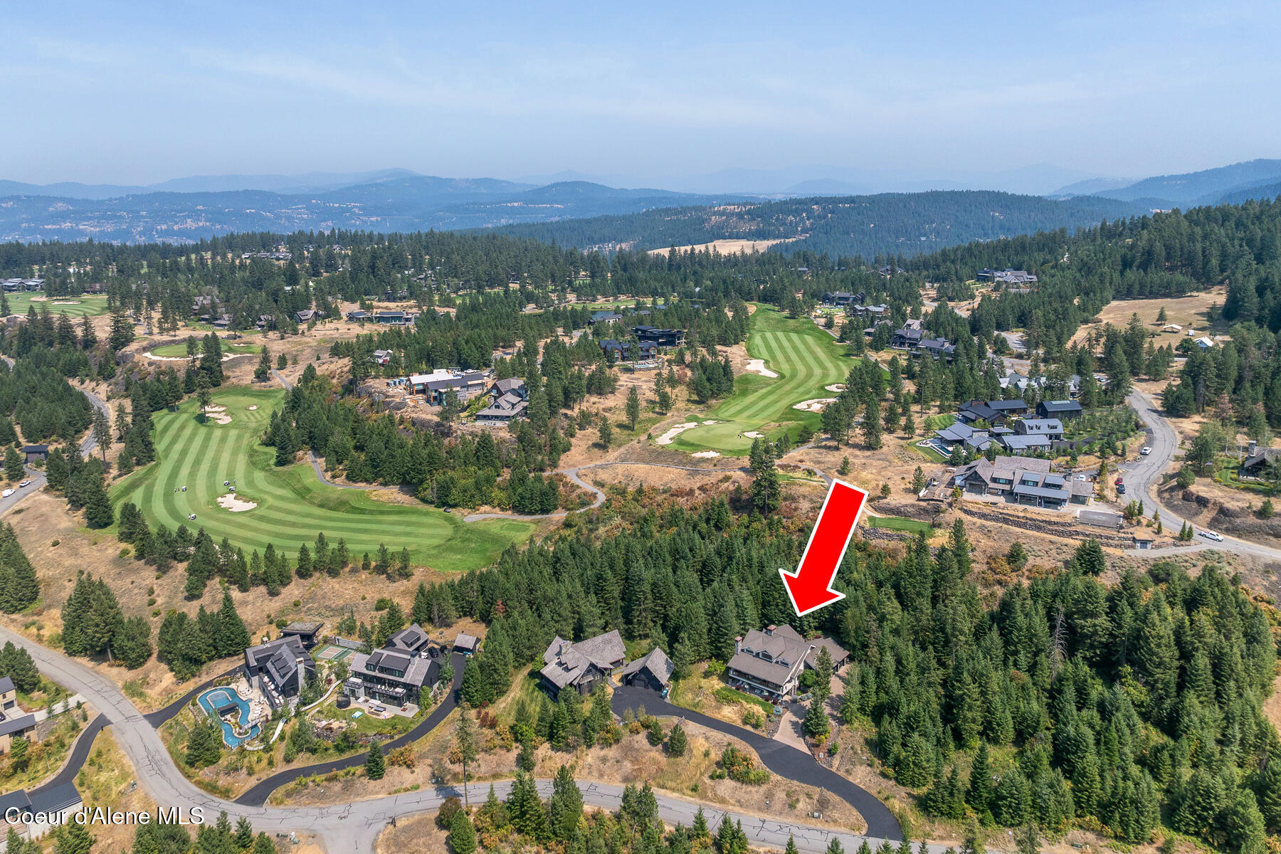 7656 South Buckrail Road Harrison, ID 83833 - Photo 12 of 62 Aerial_Estate153-8_Arrow