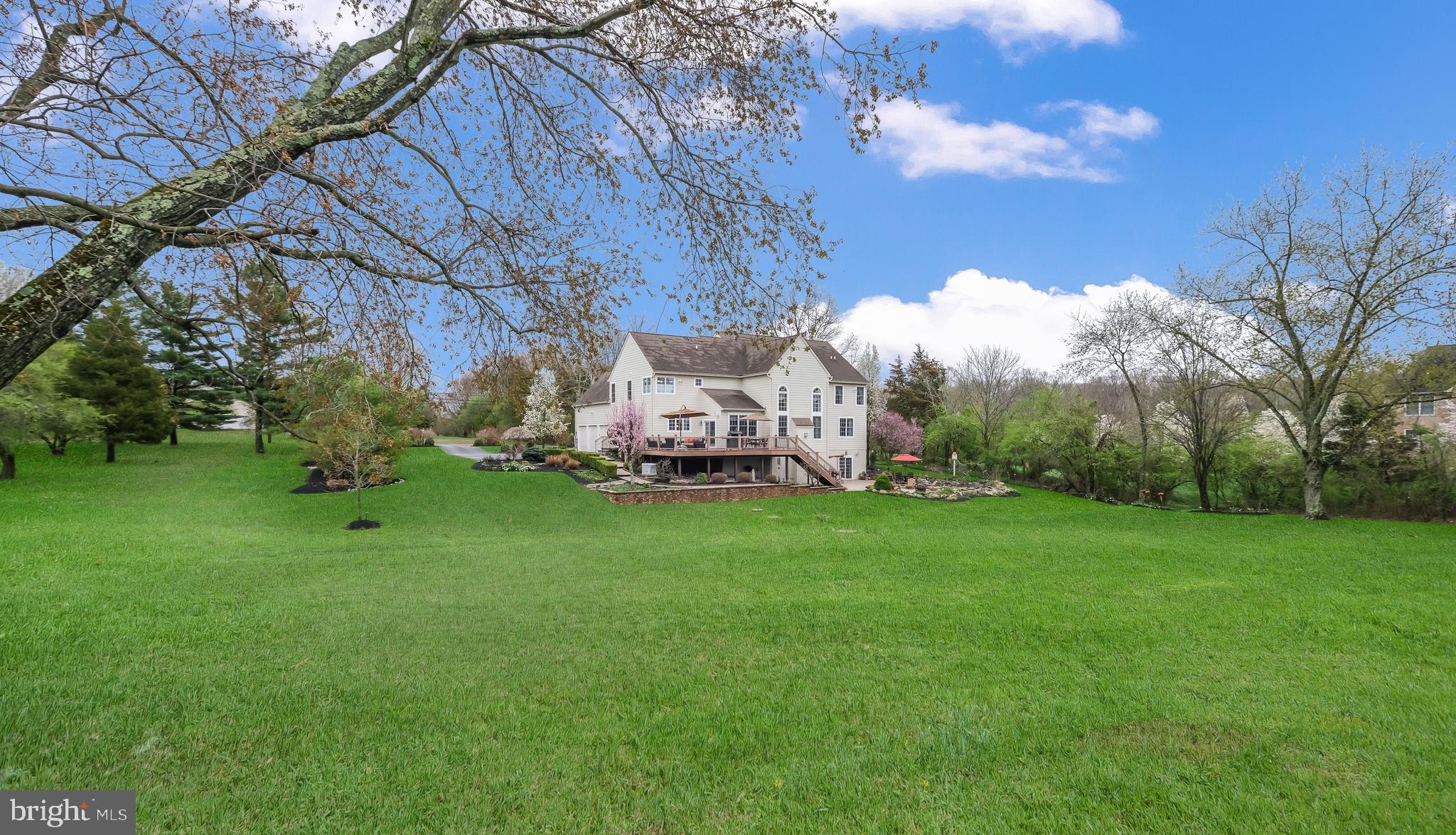 815 Church Road Harleysville, PA 19438 - Photo 12 of 70 BEAUTIFUL BACKYARD HAS PLENTY OF ROOM FOR A POOL