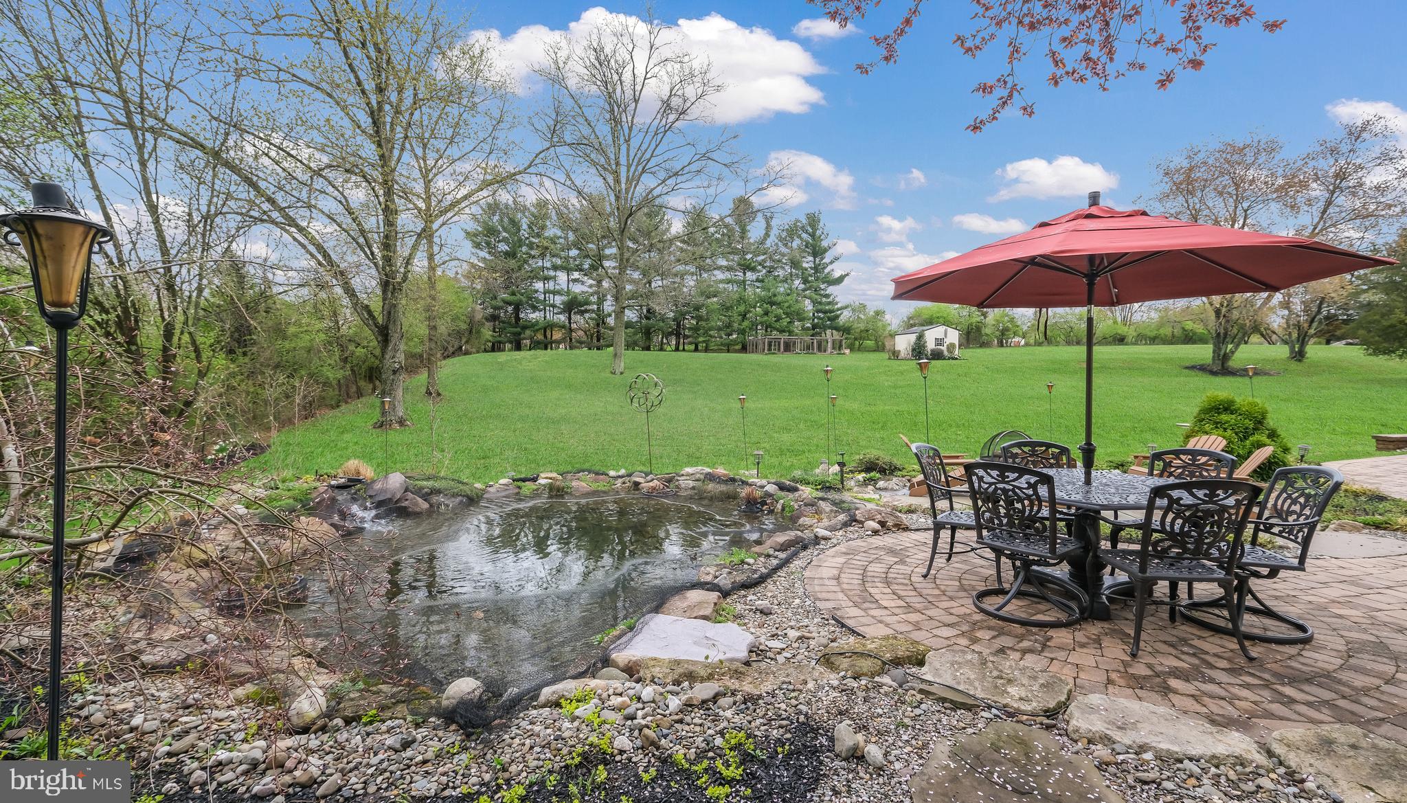 815 Church Road Harleysville, PA 19438 - Photo 20 of 70 RESPLENDENT "REFLECTION" POND WITH WATERFALL