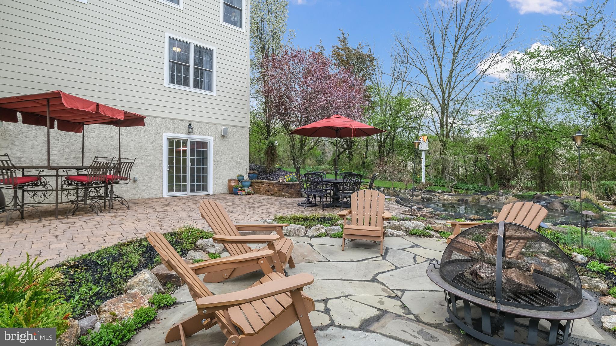 815 Church Road Harleysville, PA 19438 - Photo 22 of 70 PRETTY PATIO BAR OFFERS A SHADY SPOT FOR GUESTS!