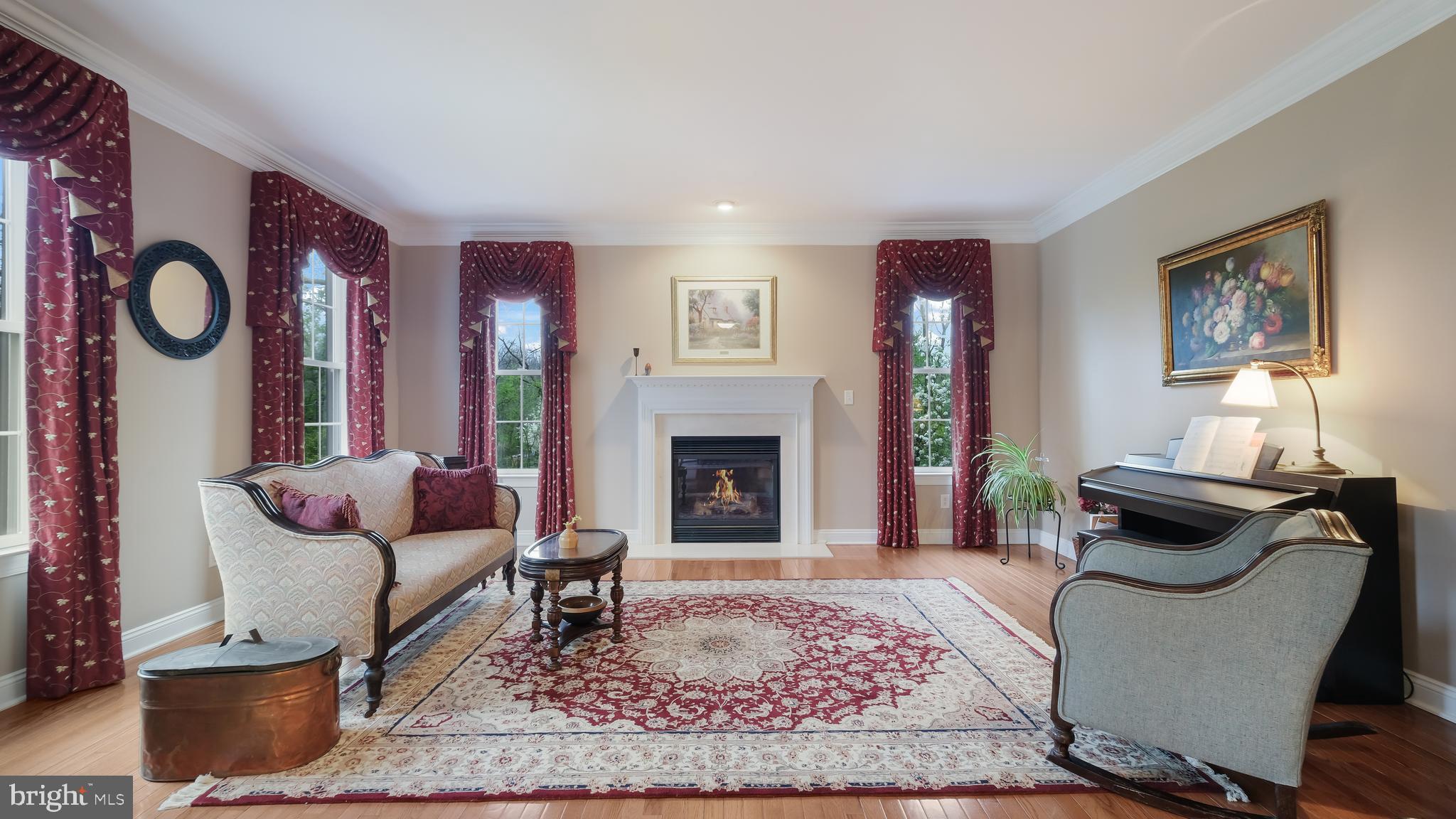 815 Church Road Harleysville, PA 19438 - Photo 32 of 70 FANTASTIC FIRESIDE LIVING ROOM W/VIEWS OF NATURE