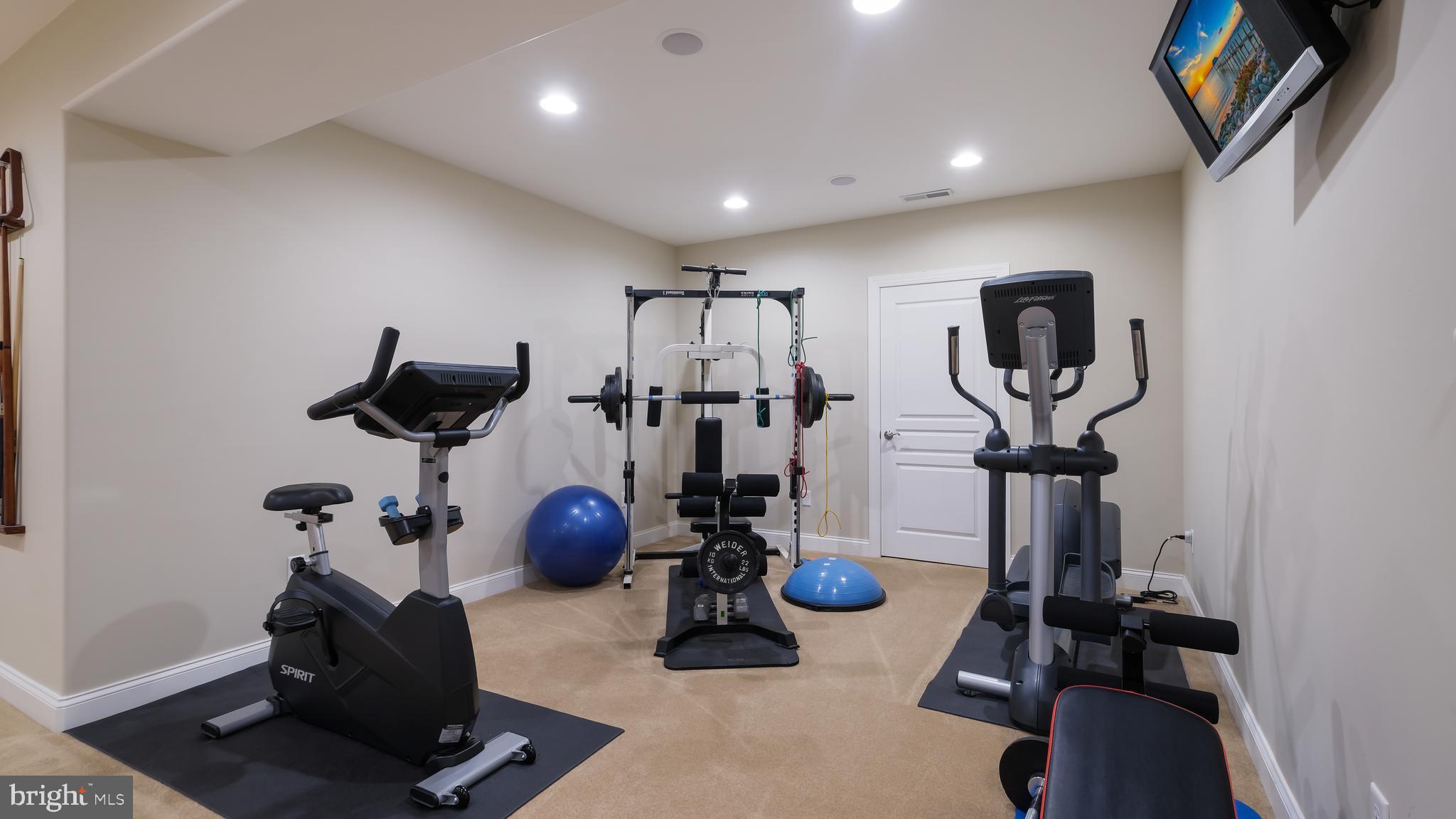 815 Church Road Harleysville, PA 19438 - Photo 48 of 70 FABULOUS FITNESS ALCOVE WITH A TV -- OF COURSE!