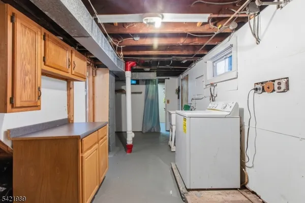 a view of storage and utility room