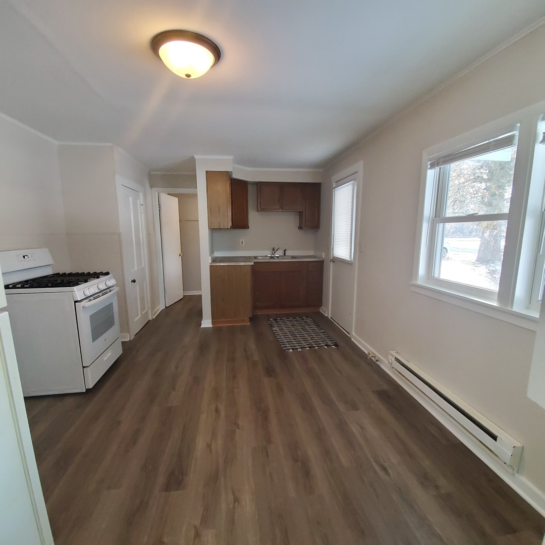 6020 Hickory Street Harvard, IL 60033 - Photo 5 of 17 a kitchen with a sink and wooden floor