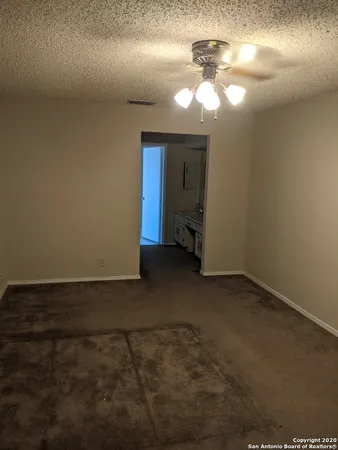 a view of a livingroom with a chandelier