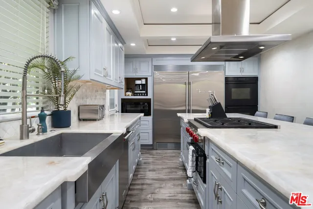 a bedroom with a bed and a view of bathroom