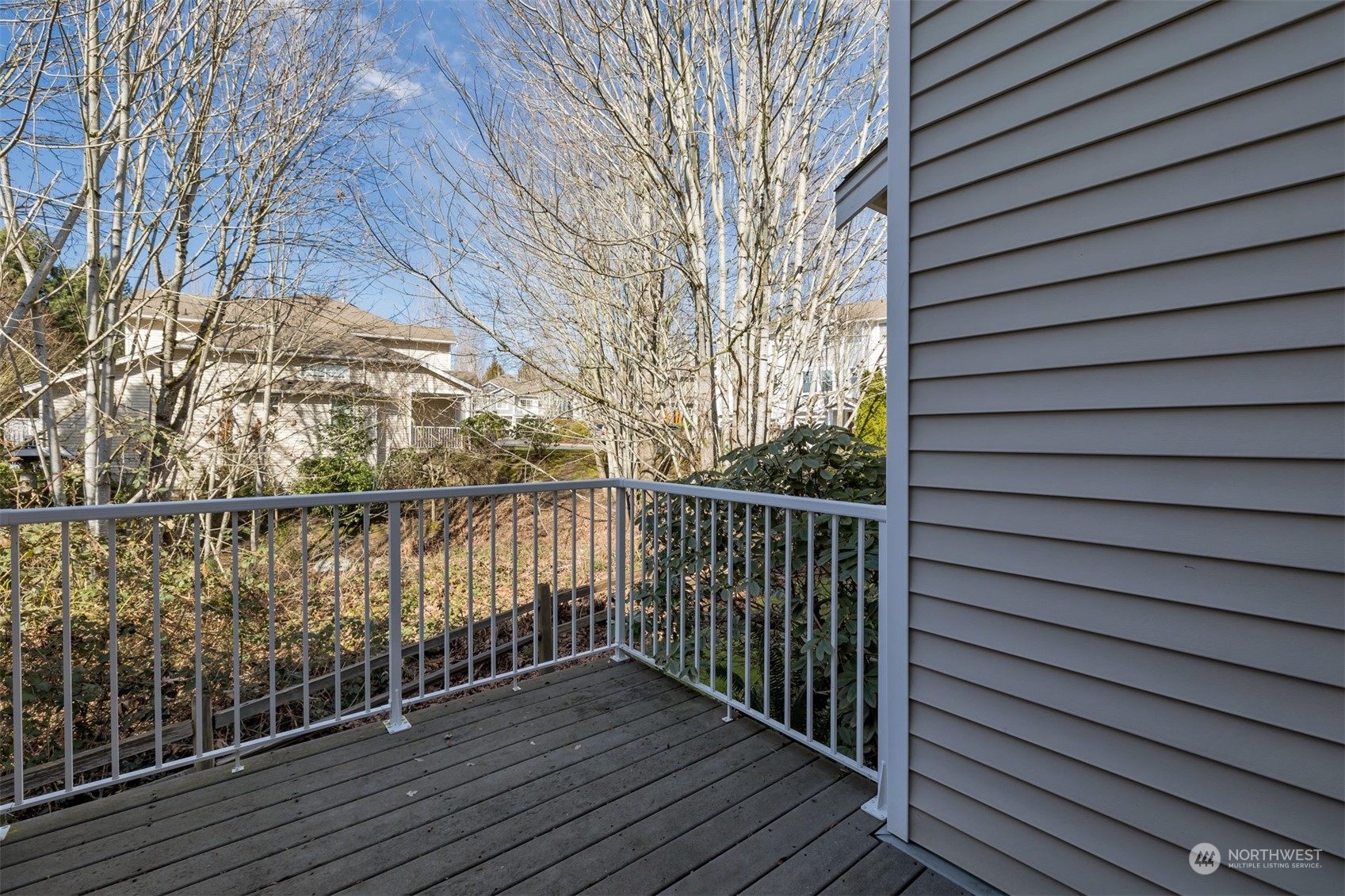 108 South 49th Street, Unit B Renton, WA 98055 - Photo 20 of 24 a view of balcony with wooden floor