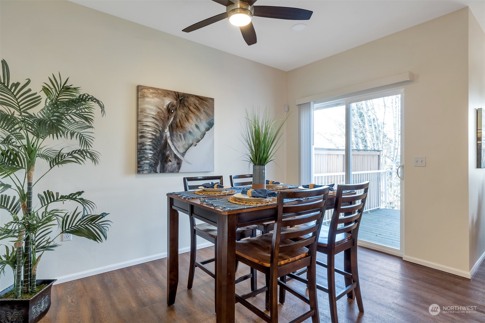 108 South 49th Street, Unit B Renton, WA 98055 - Photo 10 of 24 a view of a dining room with furniture and window