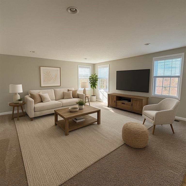 305 Garden Court Gibsonia, PA 15044 - Photo 11 of 28 a living room with furniture and a flat screen tv