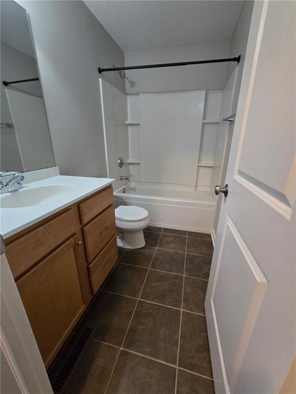 305 Garden Court Gibsonia, PA 15044 - Photo 25 of 28 a bathroom with a granite countertop sink toilet and shower