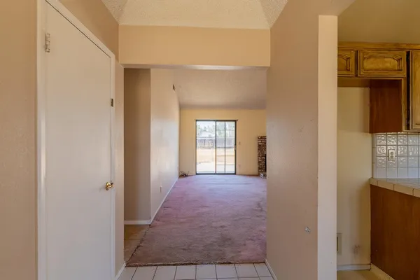 a view of entryway with a hallway