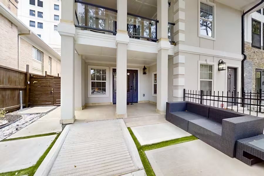 6325 Riverview Way, Unit A Houston, TX 77057 - Photo 1 of 16 Step into this modern 3-bedroom, 3-bath townhouse with a huge front yard