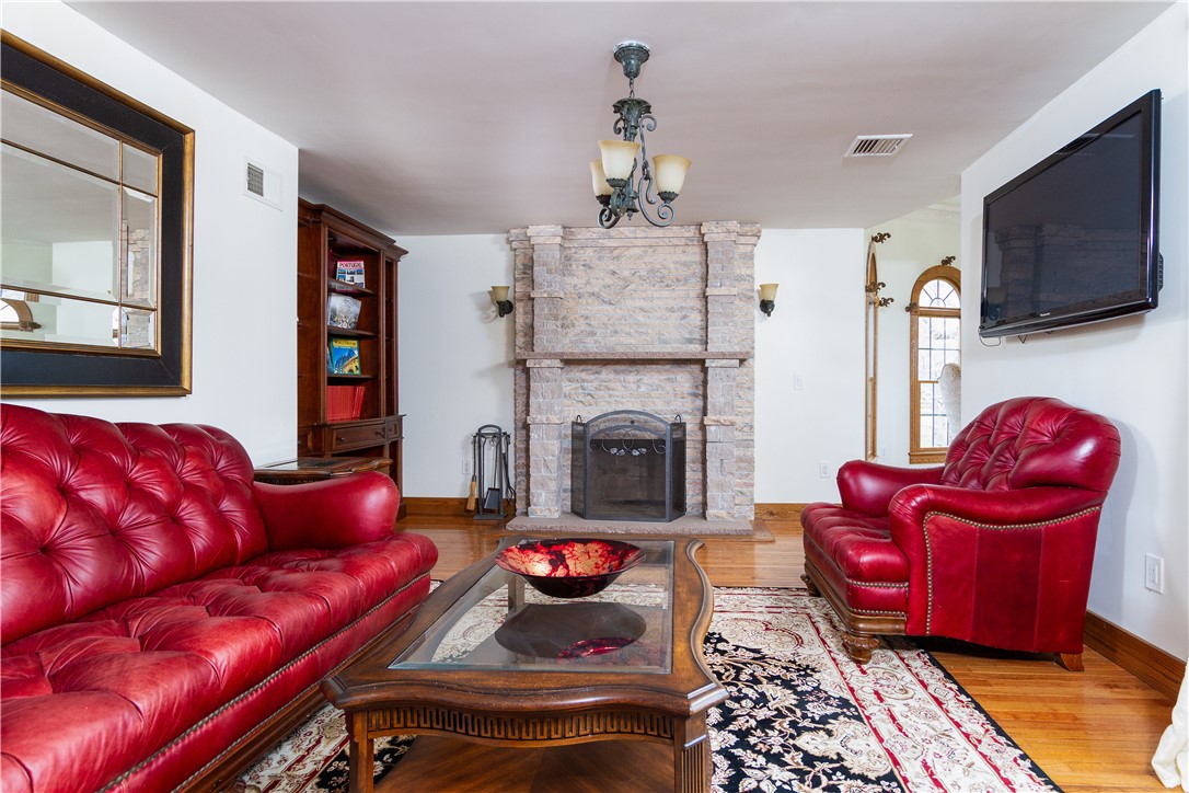 10 Ridge Road Newport, RI 02840 - Photo 29 of 41 Media Room - Stone Fireplace
