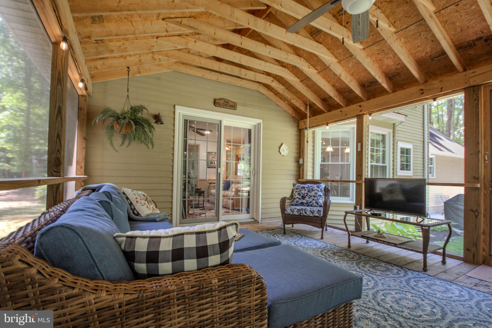 7301 Topaz Court Hebron, MD 21830 - Photo 37 of 47 Serene screened porch retreat.