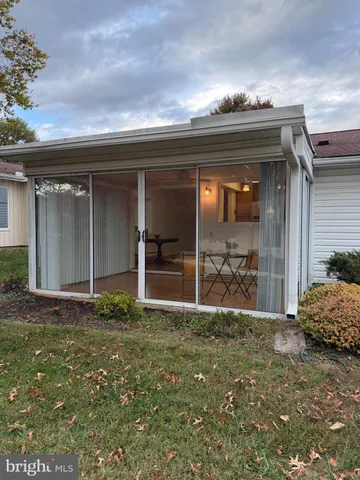 a backyard of a house