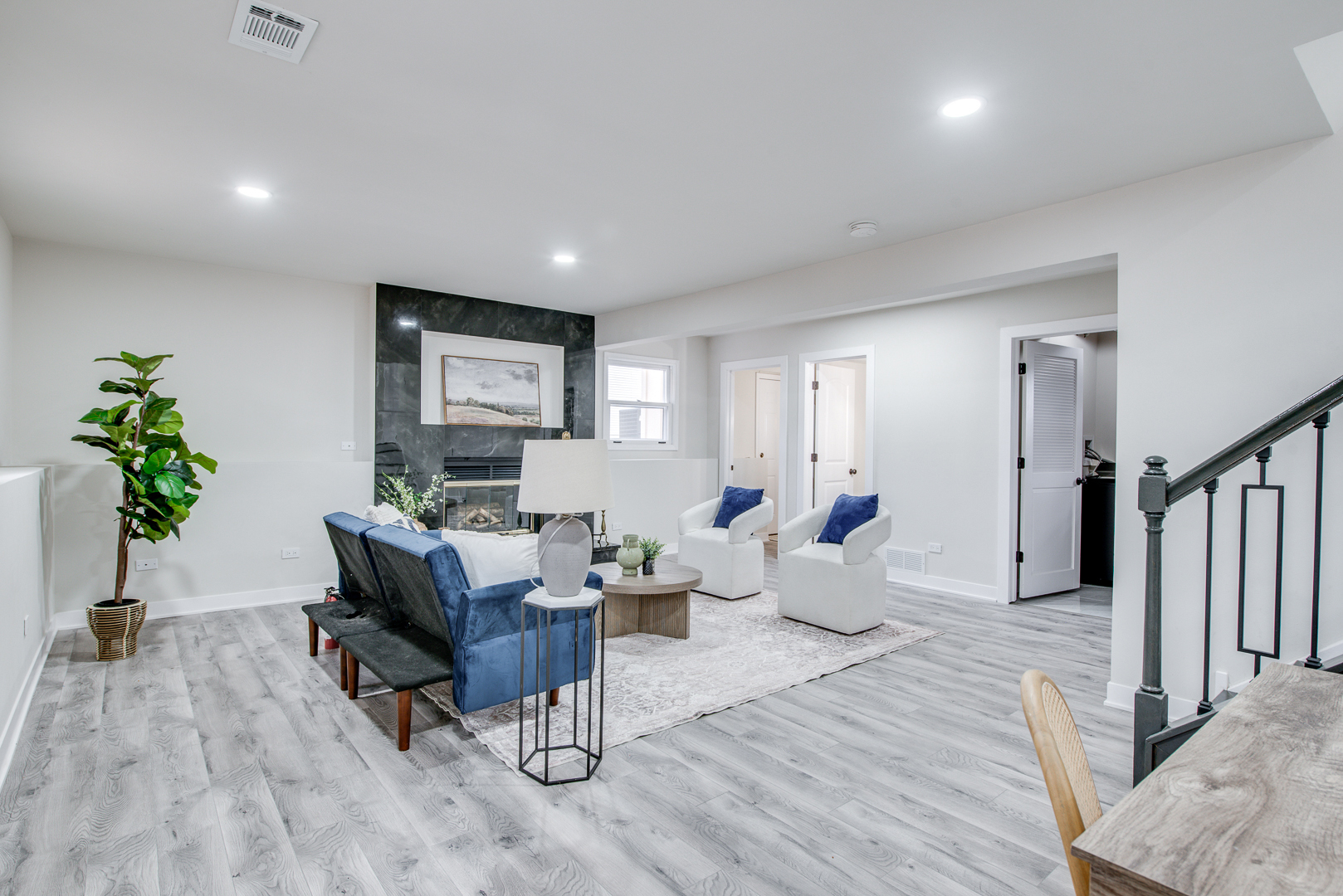 2909 Vimy Ridge Drive Joliet, IL 60435 - Photo 9 of 22 a living room with furniture and wooden floor
