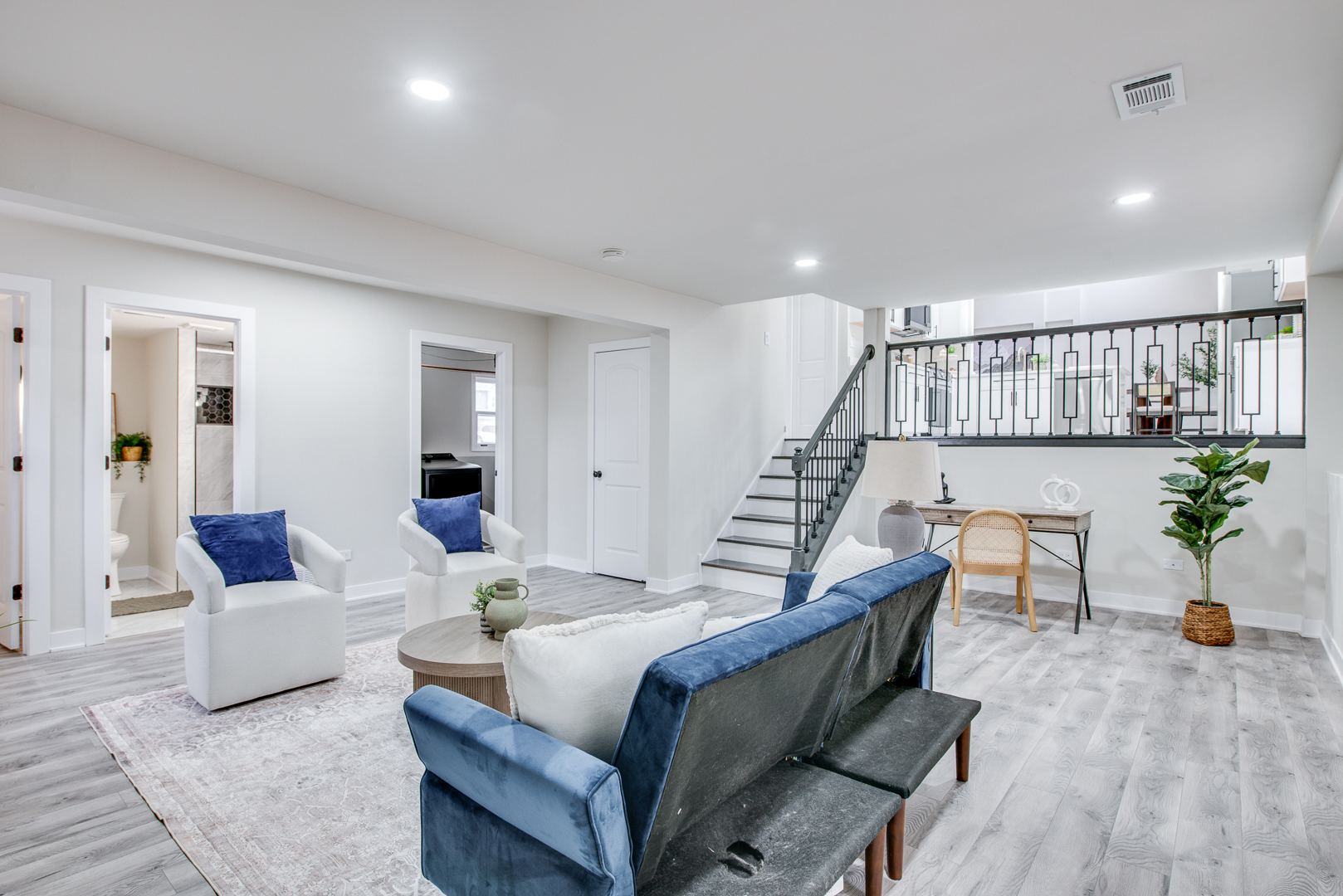 2909 Vimy Ridge Drive Joliet, IL 60435 - Photo 10 of 22 a living room with furniture and a wooden floor