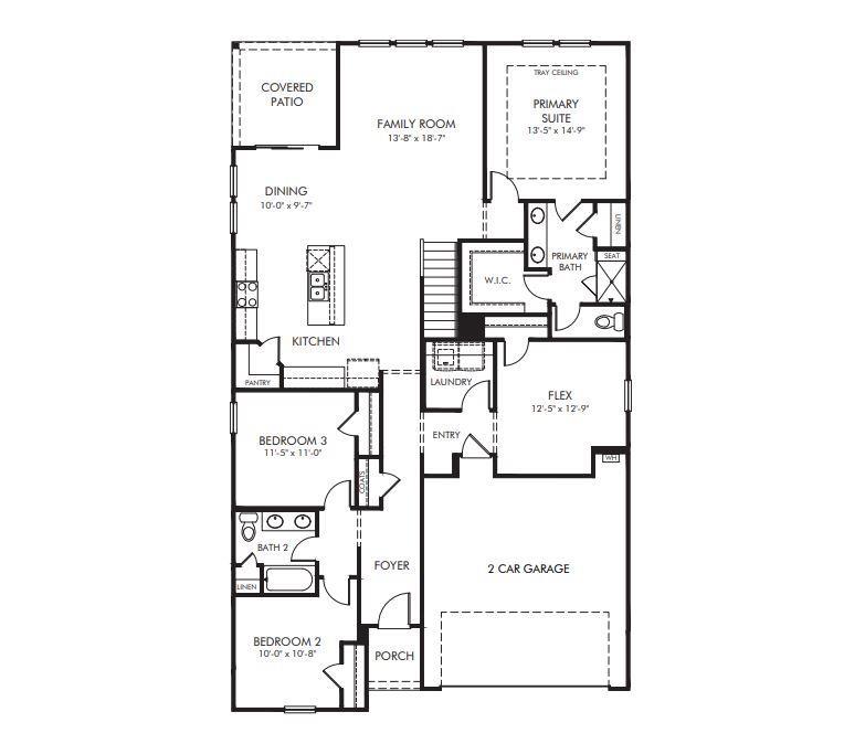 2715 Tranquility Loop Longs, SC 29568 - Photo 3 of 4 View of home floor plan