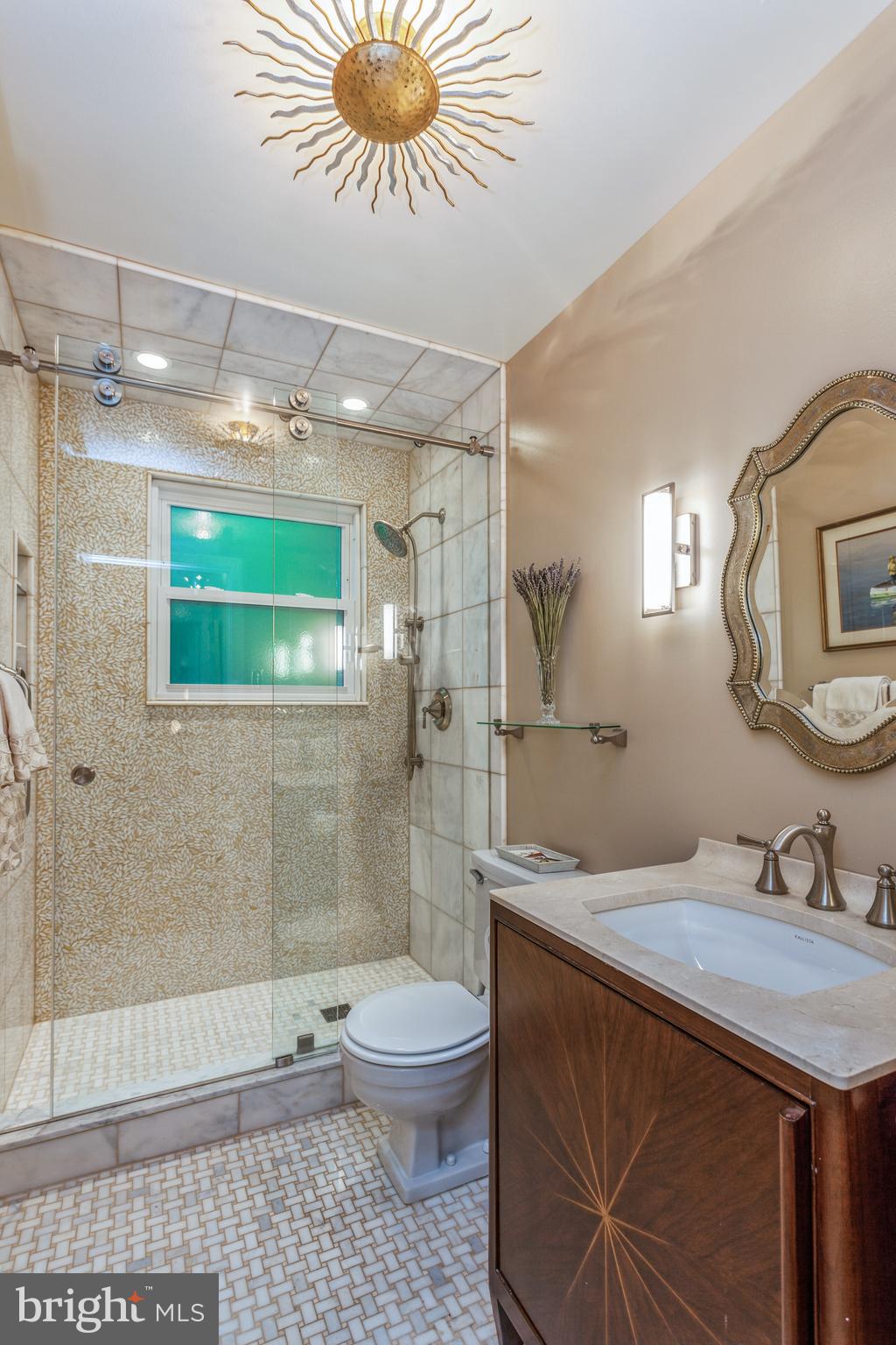 1111 Bellemore Road Baltimore, MD 21210 - Photo 22 of 35 Main level Bath adorned with elegant materials