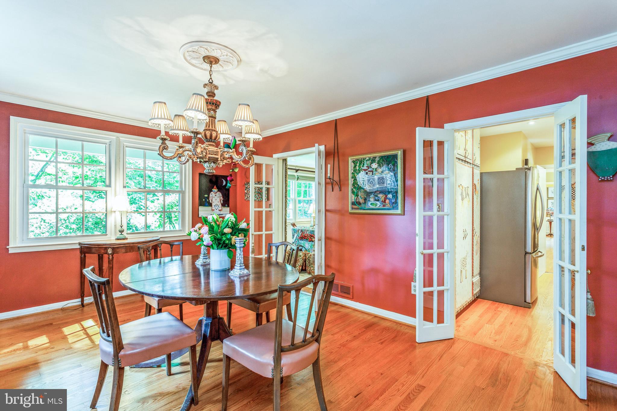 1111 Bellemore Road Baltimore, MD 21210 - Photo 8 of 35 Formal DR with french doors to LR and to Kitchen