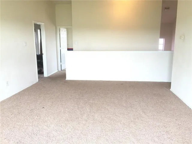 a view of a lake with a big yard