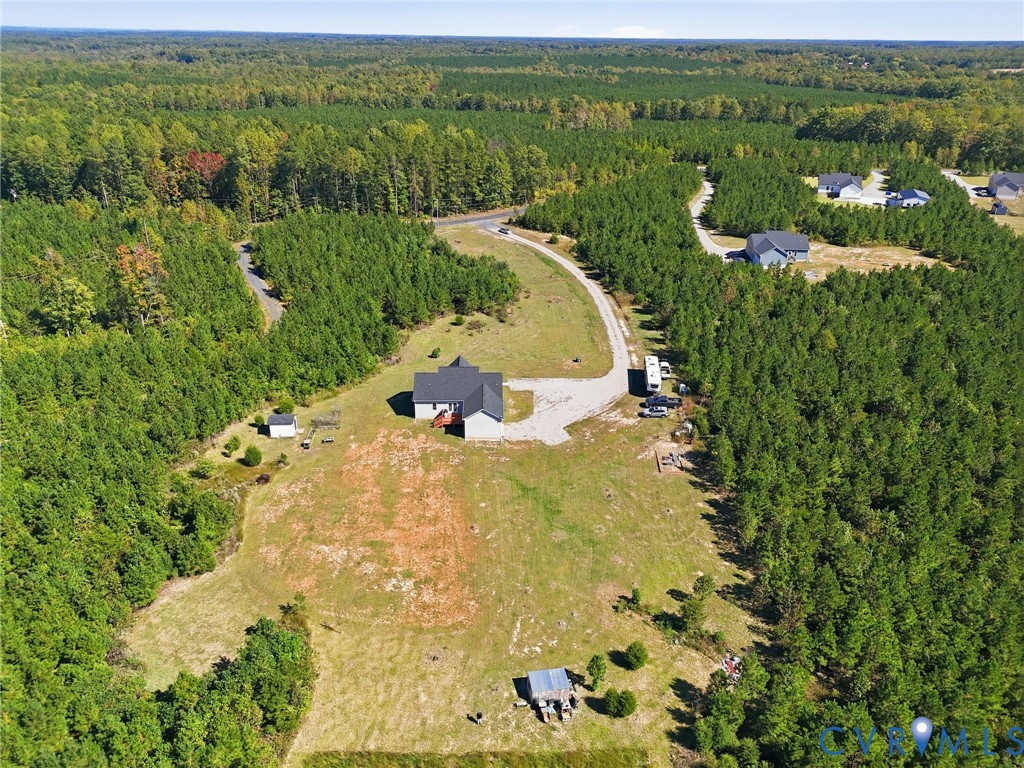 115 Jenkins Church Road Cumberland, VA 23040 - Photo 25 of 28 Expansive lot featuring a single-story residence,