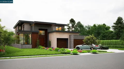 a front view of a house with a yard and porch