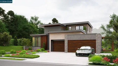 a car parked in front of a house