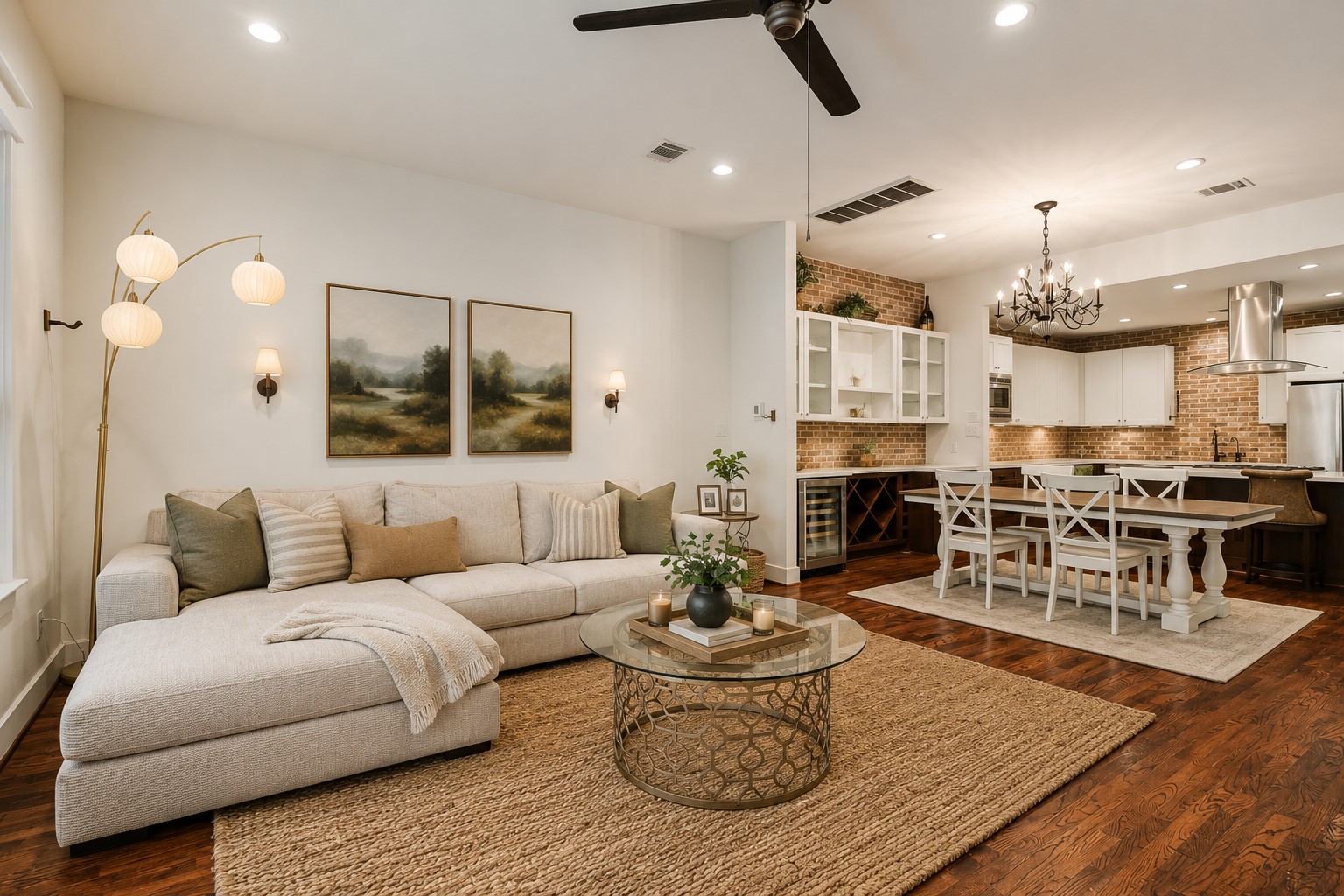 204 Knox Street Houston, TX 77007 - Photo 4 of 16 virtually staged first floor living