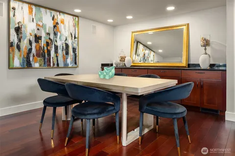 a view of a workspace with furniture