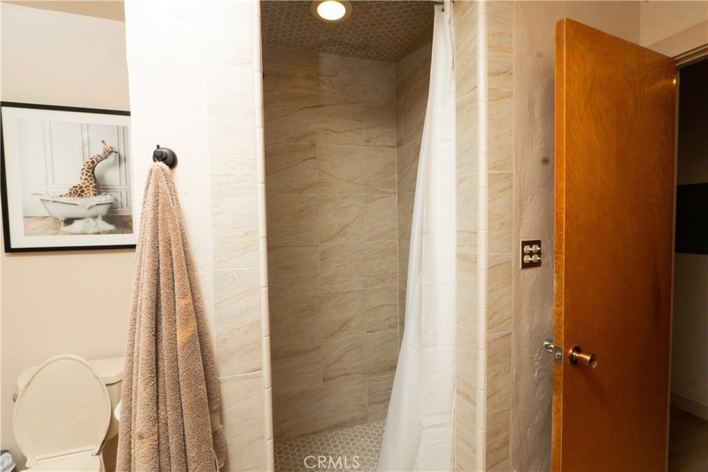 25565 Road 13 Chowchilla, CA 93610 - Photo 39 of 64 a bathroom with a sink a toilet and shower curtain