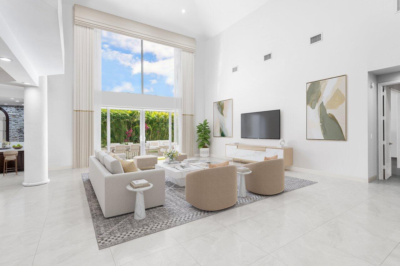 17906 Aberdeen Way Boca Raton, FL 33496 - Photo 6 of 106 Family Room - Virutally Staged/Rendered