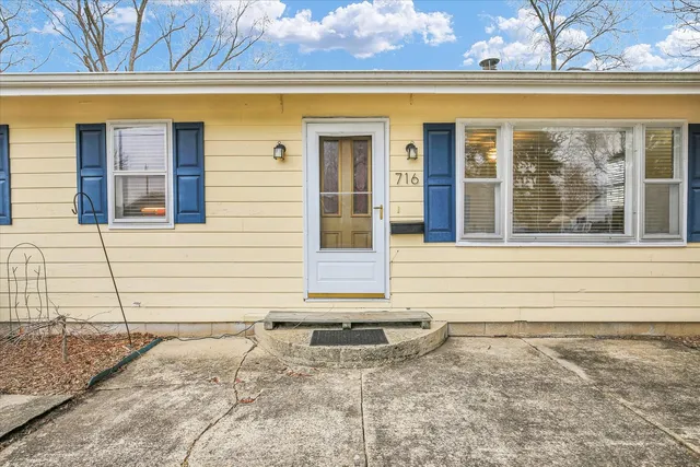 a view of a house with a large windows