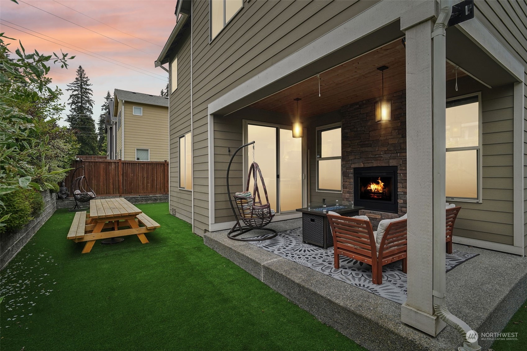 4111 Strumme Road Bothell, WA 98012 - Photo 3 of 39 a wooden bench sitting in front of a house