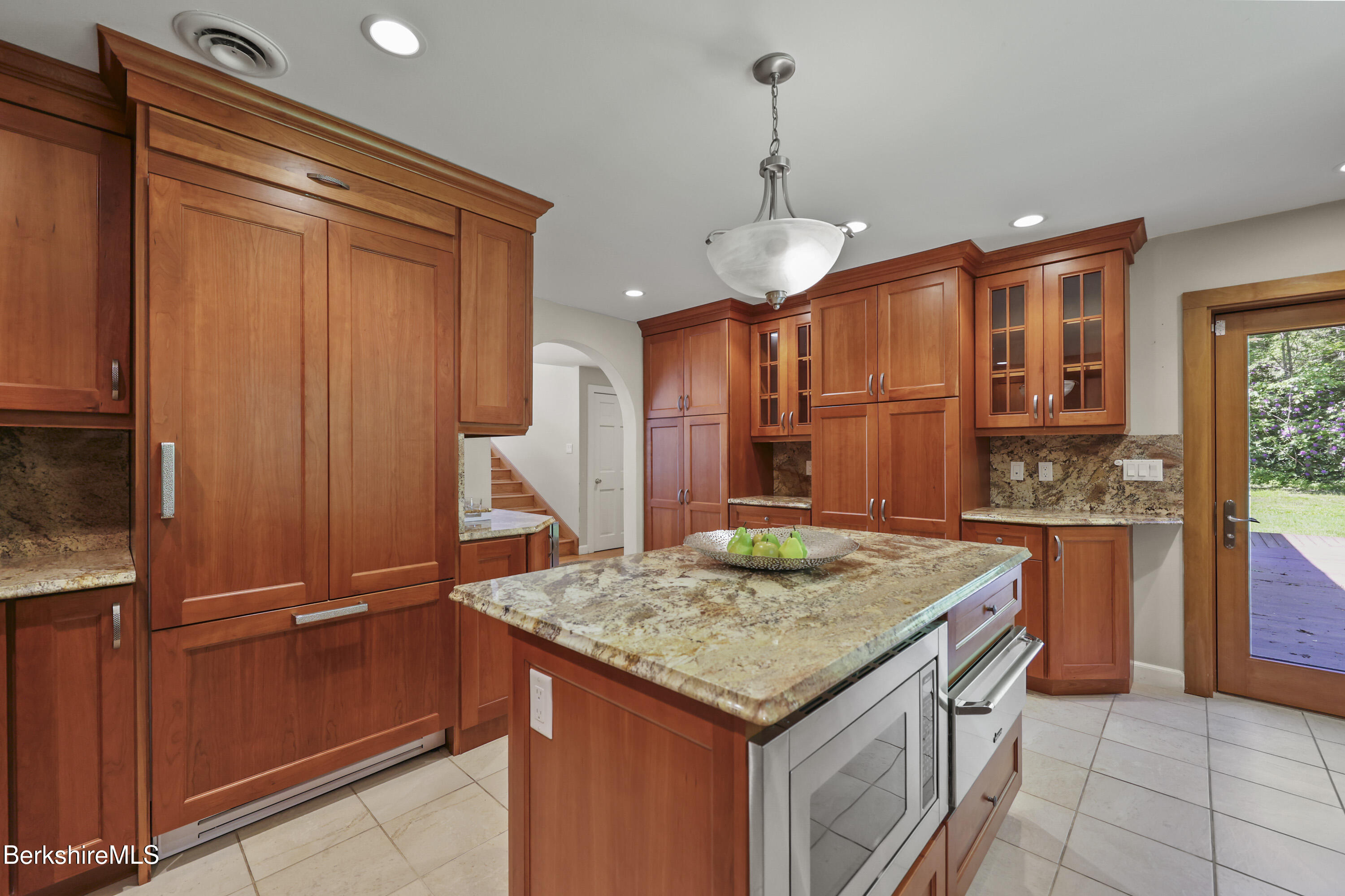 46 West Center Road West Stockbridge, MA 01266 - Photo 6 of 52 a kitchen that has a kitchen island wooden cabinets and granite counter tops