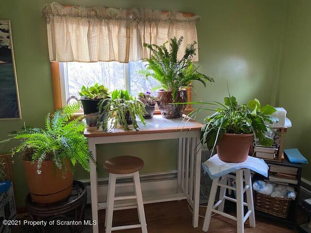 86 James Street Shavertown, PA 18708 - Photo 7 of 23 a view of a dining room with furniture and a potted plant