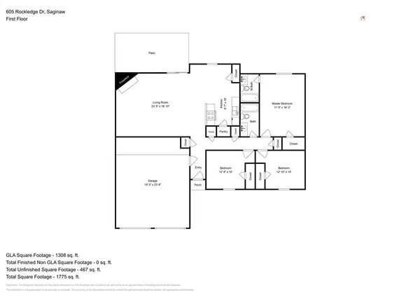 $1,845 | 605 Rockledge Drive, Saginaw, TX 76179