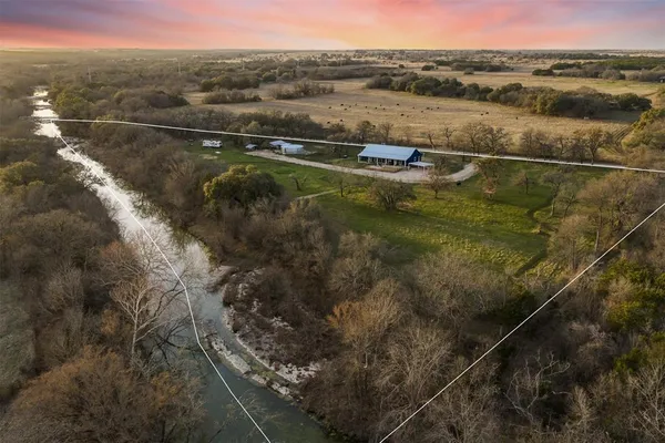 a view of a lake with a mountain