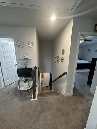 a view of storage and utility room