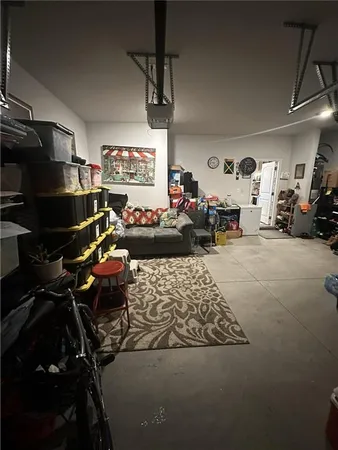 a view of storage and utility room