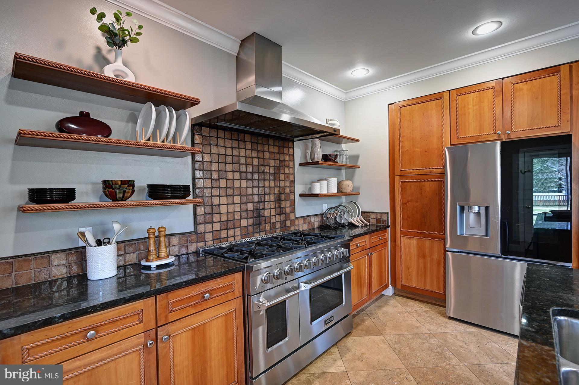 31765 Hickory Manor Road Frankford, DE 19945 - Photo 3 of 53 a kitchen with stainless steel appliances granite countertop a stove a sink and a refrigerator