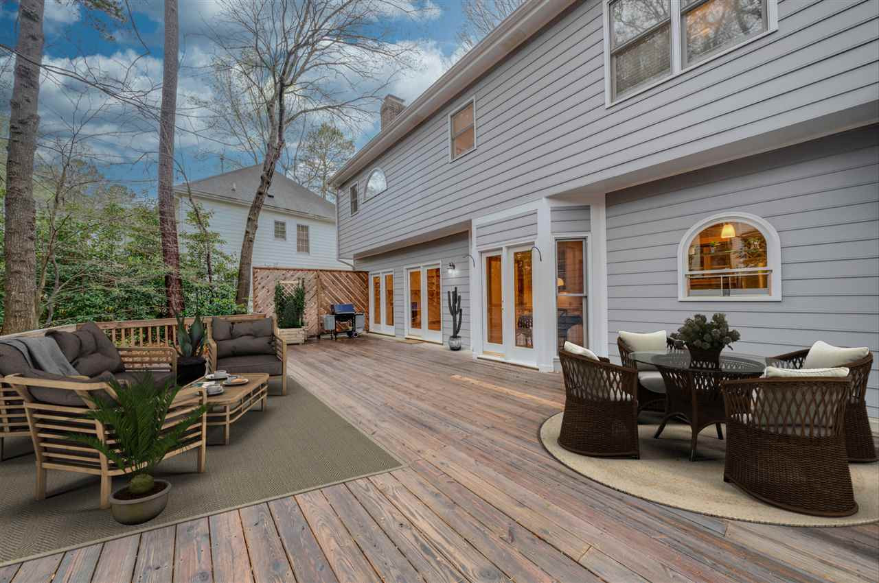 7804 Sandy Bottom Way Raleigh, NC 27613 - Photo 27 of 30 Large Backyard Deck